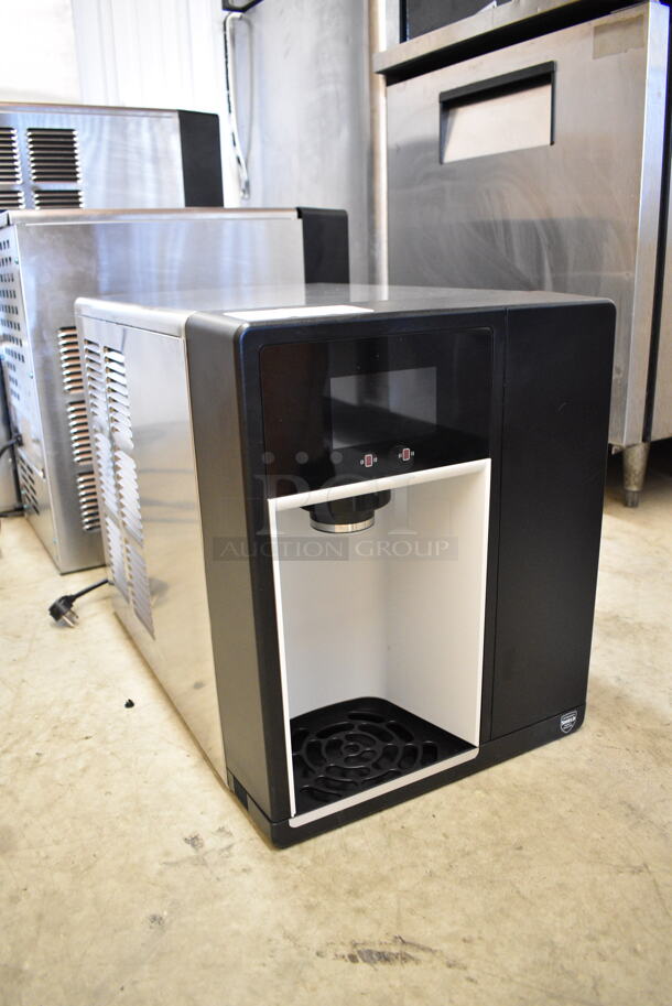 BRAND NEW SCRATCH AND DENT! 2024 Follett 7CI112A-IW-CL-ST-00 Champion 7 Series Chewblet Countertop Ice Maker and Water Dispenser with 7 lb. Bin and Filter. 100 lb. 115 Volts, 1 Phase.  - Image 3 of 5
