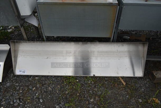 Stainless Steel Wall Mount Shelf. - Image 1 of 4
