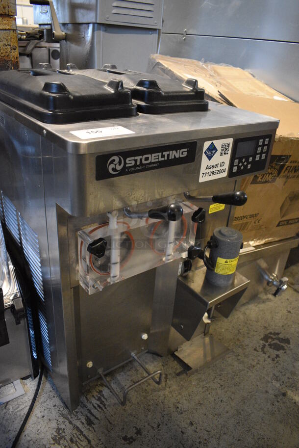 2019 Stoelting Model SF121-38I2 Stainless Steel Commercial Countertop Air Cooled 2 Flavor w/ Twist Soft Serve Ice Cream Machine. 208-240 Volts, 1 Phase. 22x3x35 - Image 10 of 10