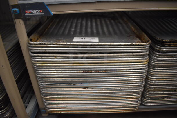36 Metal Full Size Baking Pans. 18x26x1. 36 Times Your Bid! - Image 2 of 3