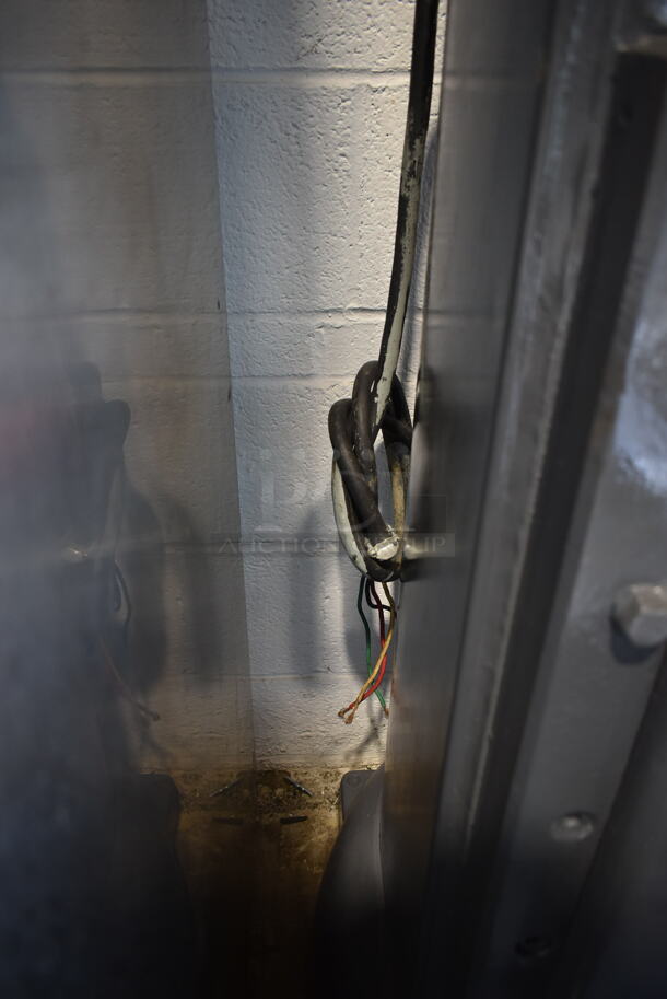 Hobart M 802 Metal Commercial Floor Style 80 Quart Planetary Dough Mixer w/ Metal Mixing Bowl and Dough Hook Attachment. 220 Volts, 3 Phase. - Image 9 of 10