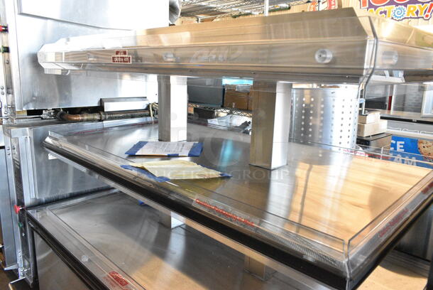 BRAND NEW SCRATCH AND DENT! Custom Deli's Inc DILW-6H Stainless Steel Commercial Floor Style 2 Tier Warming Display Case Merchandiser. 208 Volts, 3 Phase. - Image 4 of 7