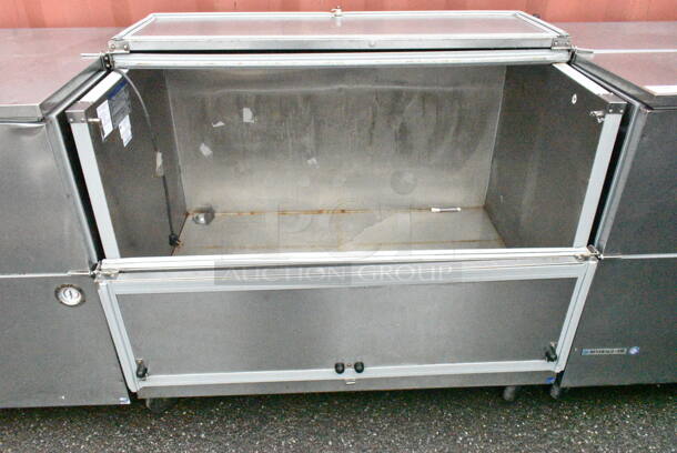 Beverage Air SM49N Stainless Steel Commercial Milk Cooler on Commercial Casters. 115 Volts, 1 Phase.  - Image 5 of 7