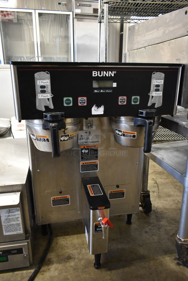 2020 Bunn DUAL TF DBC Metal Commercial Countertop Dual Coffee Machine w/ Hot Water Dispenser and 2 Metal Brew Baskets. 120/208-240 Volts, 1 Phase. - Image 2 of 5
