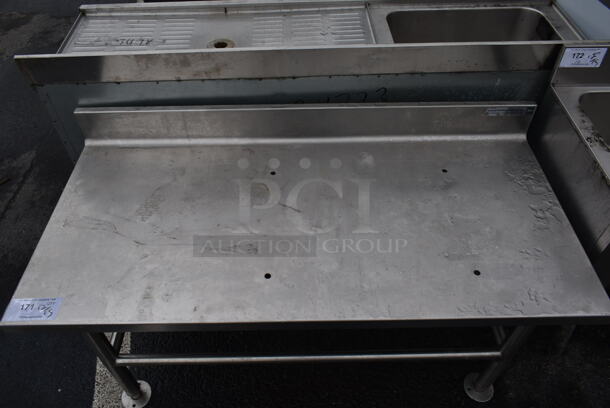 Stainless Steel Commercial Equipment Stand w/ Back Splash. - Image 2 of 3