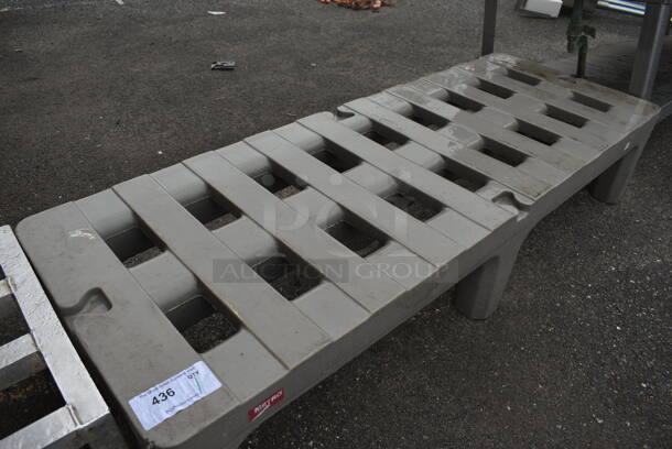 Metro Gray Poly Dunnage Rack. 60x22x12 - Image 2 of 3