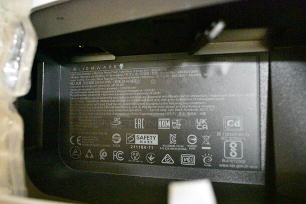 5 IN ORIGNINAL BOX! Items Including Sony SU-WB1 Sound Bar Bracket, Acer CB242Y 24" LCD Monitor, 3 Alienware Dell AW3423DW Monitor. 5 Times Your Bid!  - Image 11 of 12