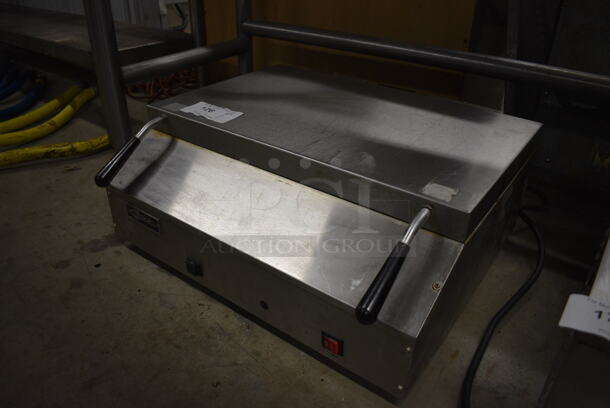 EmberGlo Stainless Steel Commercial Countertop Steamer. 22.5x20x9.5. Cannot Test Due To Plug Style - Image 5 of 6