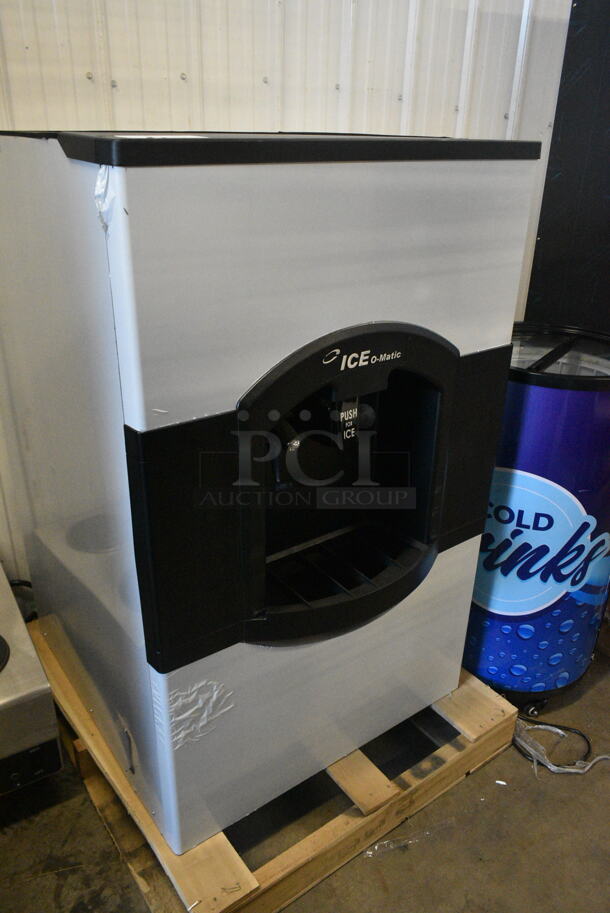 BRAND NEW SCRATCH AND DENT! 2024 Ice-O-Matic CD40130 Stainless Steel 30" Wide Hotel Ice and Water Dispenser 180 lb. Capacity. 115 Volts, 1 Phase.  - Image 2 of 9