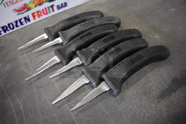 6 Sharpened Stainless Steel Poultry Knives. Includes 7.5". 6 Times Your Bid! - Image 3 of 4