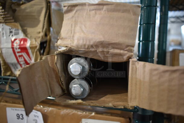 ALL ONE MONEY! BRAND NEW Lot of Box of 2 Metro Chrome Finish Brackets and Box of 2 Metro Chrome Finish Poles - Image 5 of 6