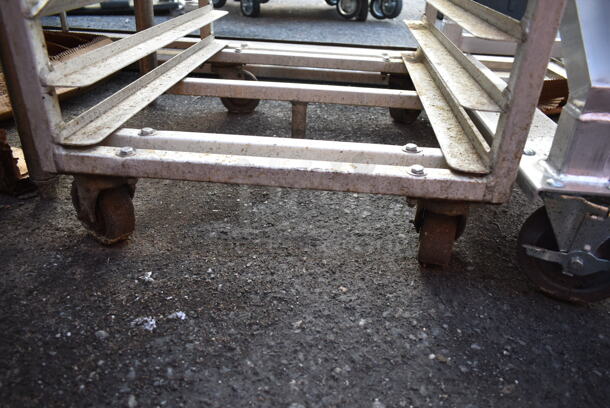 Metal Commercial Pan Transport Rack on Commercial Casters.  - Image 2 of 3
