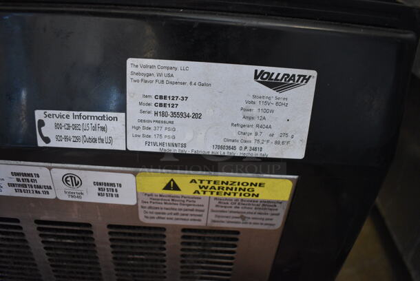 Vollrath CBE127 Stainless Steel Commercial Countertop Slushie Machine Base. 115 Volts, 1 Phase. 16x20x27. Tested and Does Not Power On - Image 6 of 6