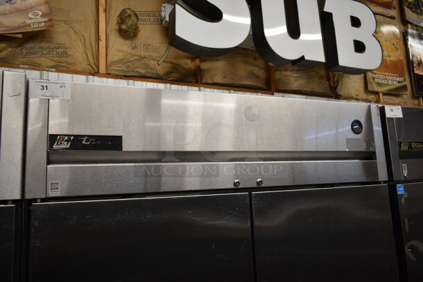 2015 True TG2R-2S ENERGY STAR Stainless Steel Commercial 2 Door Reach In Cooler w/ Poly Coated Racks on Commercial Casters. 115 Volts, 1 Phase. Tested and Working! - Image 2 of 8