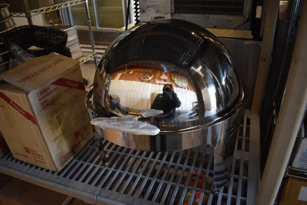 BRAND NEW IN BOX! Sunnex Round Roll Top Chafing Dish. 19x21x20 - Image 2 of 6