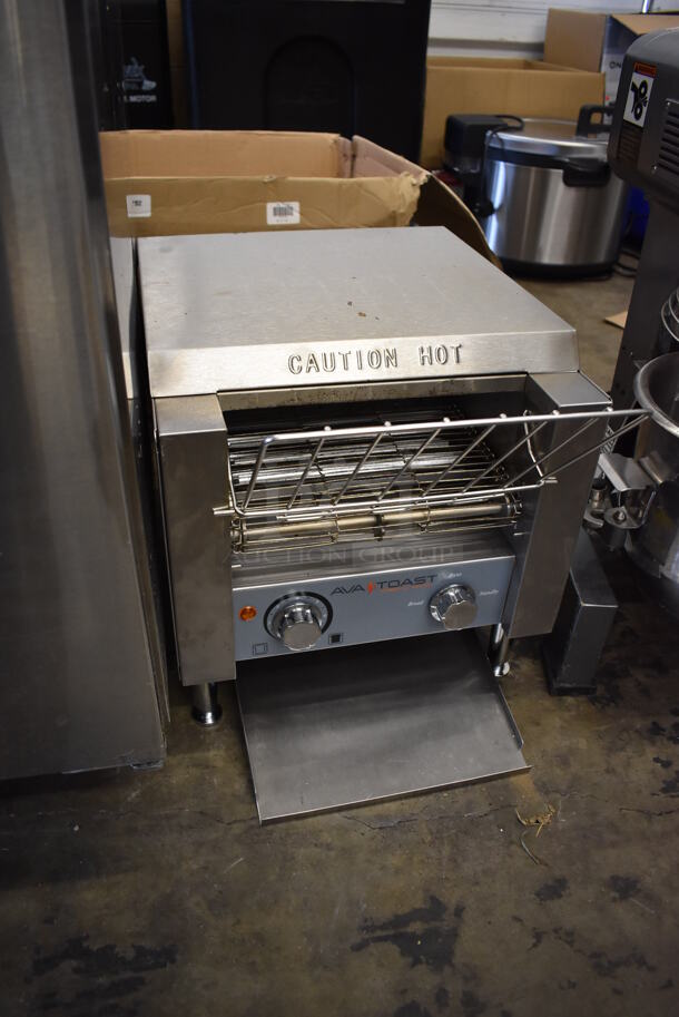IN ORIGINAL BOX! Avatoast 184T140 Stainless Steel Commercial Countertop Conveyor Toaster Oven. 120 Volts, 1 Phase. 14.5x17x12. Tested and Working! - Image 6 of 8