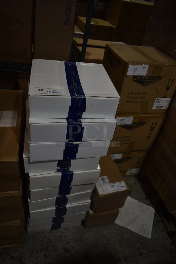 10 Boxes of 6 BRAND NEW! Villeroy & Boch 16-2238-2600 Bella 11 3/8" White Porcelain Plate. 10 Times Your Bid! - Image 2 of 3