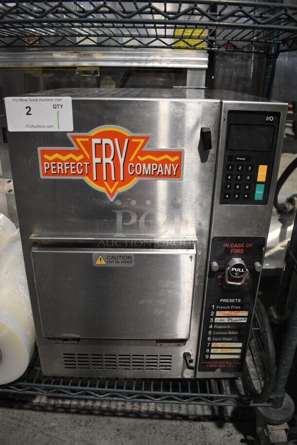 WOW! Perfect Fry Company Model PFC5700 Stainless Steel Commercial Countertop Electric Powered Ventless Fryer. 208-240 Volts, 1 Phase. 17x16x23