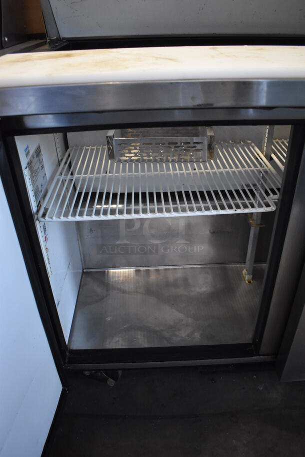 True TSSU-48-12 Stainless Steel Commercial Sandwich Salad Prep Table Bain Marie Mega Top on Commercial Casters. 115 Volts, 1 Phase. Tested and Working! - Image 3 of 6