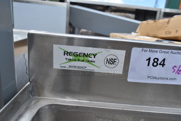 BRAND NEW SCRATCH AND DENT! Regency 600IB1824CP 18" x 24" Underbar Ice Bin with 7 Circuit Post-Mix Cold Plate and Bottle Holders - 51 lb. - Image 7 of 7