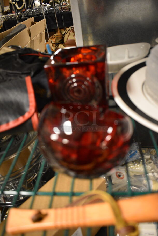 ALL ONE MONEY! Tier Lot of Various Items Including Glass Plates, Fuel Guards, Tools with Bag, and Sunglasses - Image 3 of 6