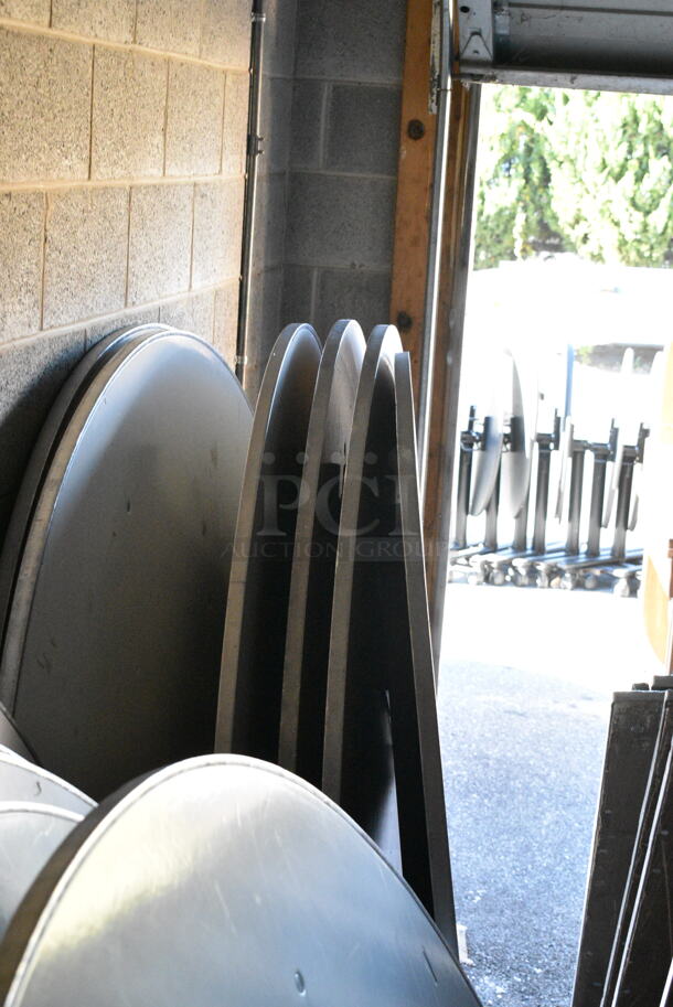 7 Round Folding Table. 72x72x30, 60x60x30. 7 Times Your Bid!  - Image 5 of 5