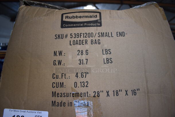 6 BRAND NEW IN BOX! Rubbermaid 539F1200 Pro Serve Gray Insulated Front Load Catering Bags. 18x28x16. 6 Times Your Bid! - Image 8 of 9