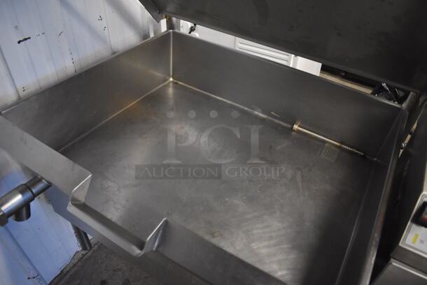 Cleveland Stainless Steel Commercial Floor Style Electric Powered Braising Pan. 208-240 Volts, 3 Phase. 47x42x39 - Image 5 of 8