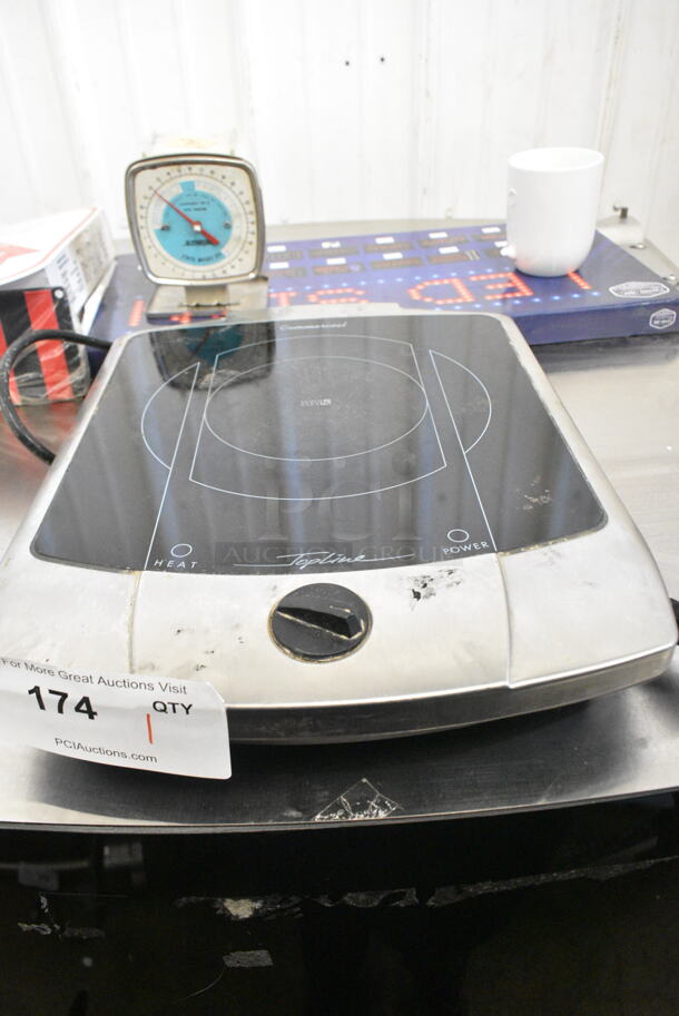 Cadco PHR-1C Metal Electric Single Burner Induction Range. 120 Volts, 1 Phase.  - Image 1 of 4