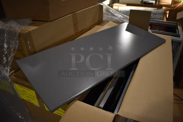PALLET LOT OF 20 BRAND NEW IN BOX! Royston Gray 14x36 Flat Shelves. 4 In Each Box. - Image 4 of 5