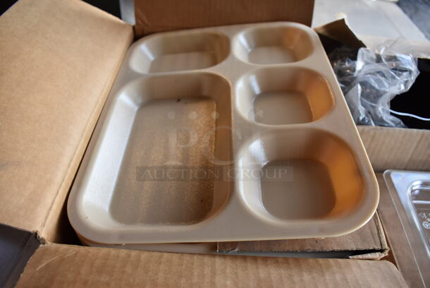 ALL ONE MONEY! Tier Lot of Various Items Including Cambro 1/6 Size Drop In Bin Lids, Poly Bowls and Cambro Trays - Image 7 of 12