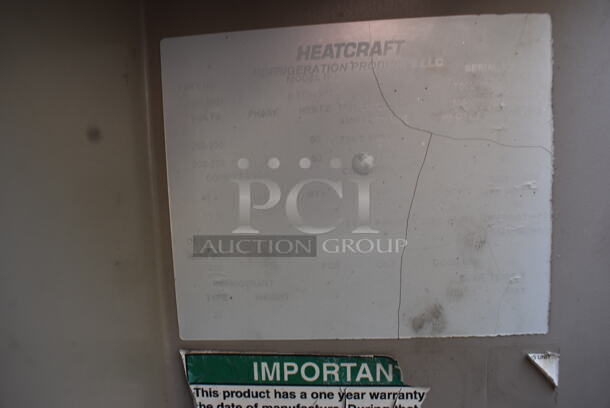 15'x17'x8' Harford Walk In Freezer w/ Floor and Heatcraft LET240CK 208-230 Volts, 1 Phase Evaporator Fan and Heatcraft B3T040H2C Metal Commercial Condenser 200-220 Volts. Picture of the Unit Before Removal Is Included In the Listing. - Image 6 of 12