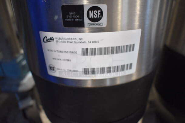 2 Curtis TXSG1501S600 Stainless Steel Coffee Urn Dispenser. 9x14x23. 2 Times Your Bid! - Image 6 of 6