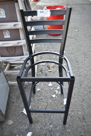 BRAND NEW SCRATCH AND DENT! Lancaster Table & Seating 164BMTLADFR Metal Bar Height Chair Frame.
