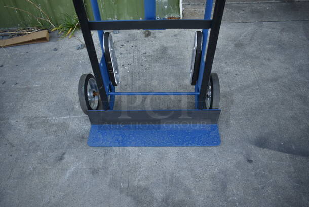 BRAND NEW SCRATCH AND DENT! Lavex 257AP0032 Blue Metal Furniture Dolly / Hand Truck. 750 Pound Capacity. - Image 9 of 10