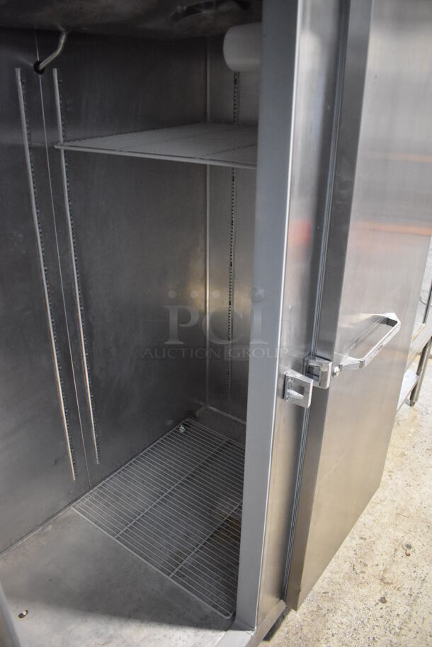 Continental 2RE Stainless Steel Commercial 2 Door Reach In Cooler on Commercial Casters. 115 Volts, 1 Phase. 54x36x82. Tested and Powers On But Does Not Get Cold - Image 7 of 7