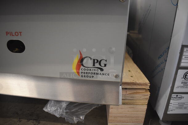 BRAND NEW SCRATCH AND DENT! Cooking Performance Group GM-CPG-48-NL 48" Natural Gas Countertop Griddle with Manual Controls - 120,000 BTU - Image 8 of 10