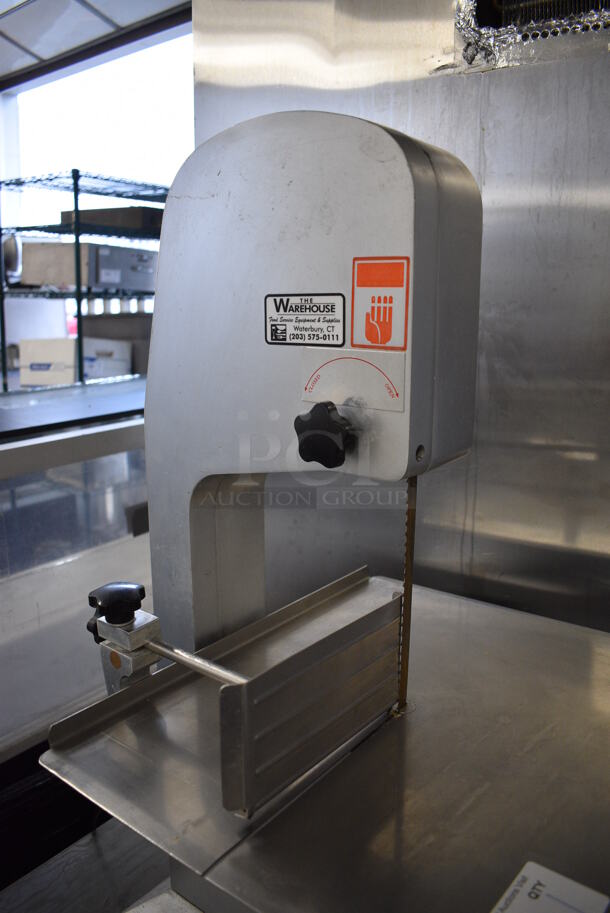 Model J-210 Metal Commercial Countertop Bone Saw Meat Saw. 110 Volts, 1 Phase. 19x19x33. Tested and Working! - Image 4 of 8