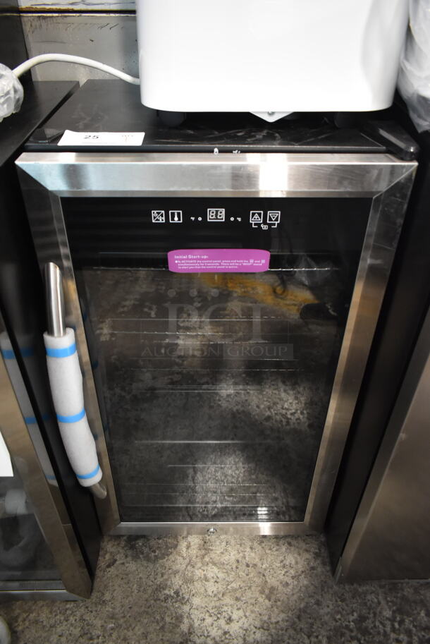 BRAND NEW SCRATCH AND DENT! Avanti  BCA306SS-IS 10 Bottle 70 Can Beverage Cooler Wine Chiller Merchandiser. 115 Volts, 1 Phase. Tested and Working! - Image 1 of 5