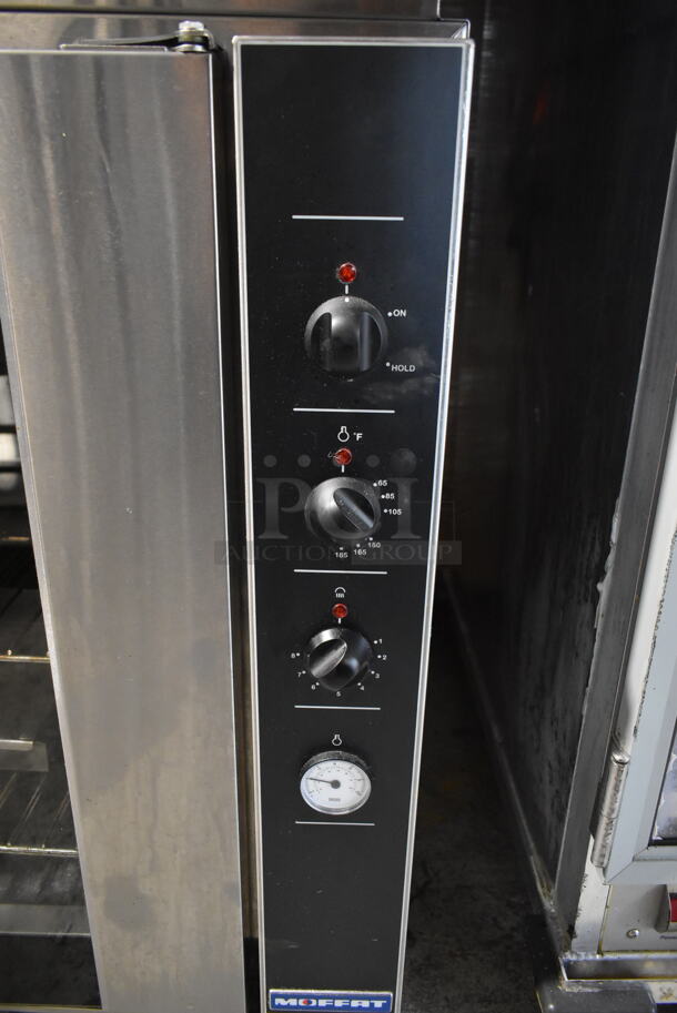 2 LATE MODEL! Moffat Turbofan G32D5 ENERGY STAR Stainless Steel Commercial Double Deck Full Size Gas Powered Convection Oven. 33,000 BTU. 2 Times Your Bid!  - Image 5 of 7