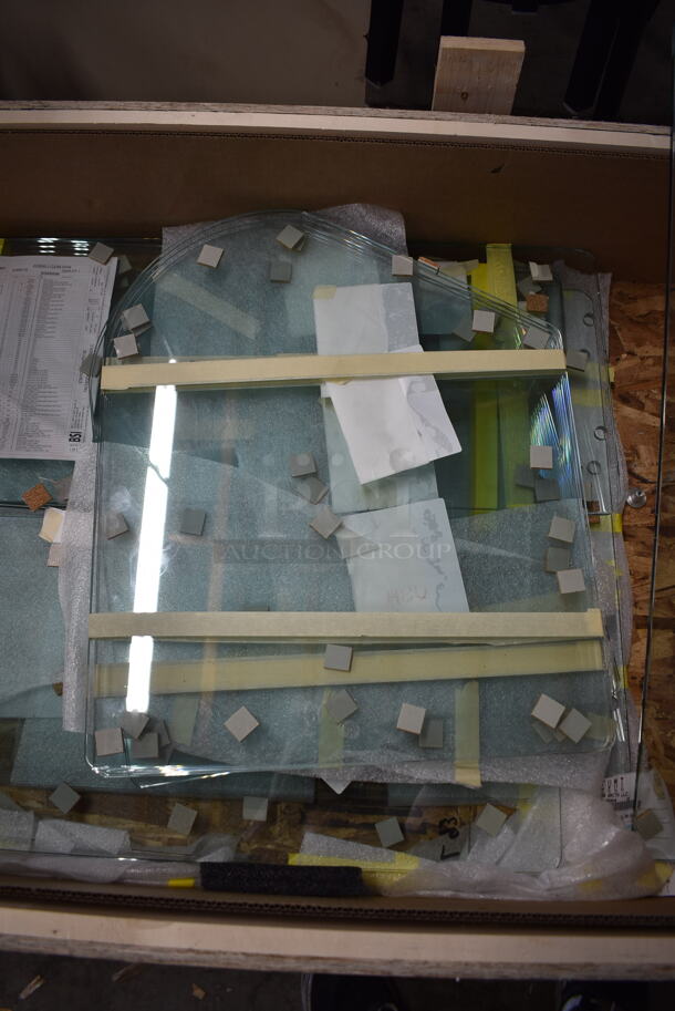 BRAND NEW! Sneeze Guard Panels In Crate.  - Image 3 of 6