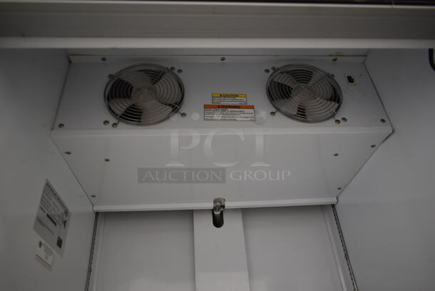 Beverage Air MMF27-1-B Metal Commercial Single Door Reach In Freezer Merchandiser w/ Poly Coated Racks. 115 volts, 1 Phase. Tested and Working! - Image 6 of 7