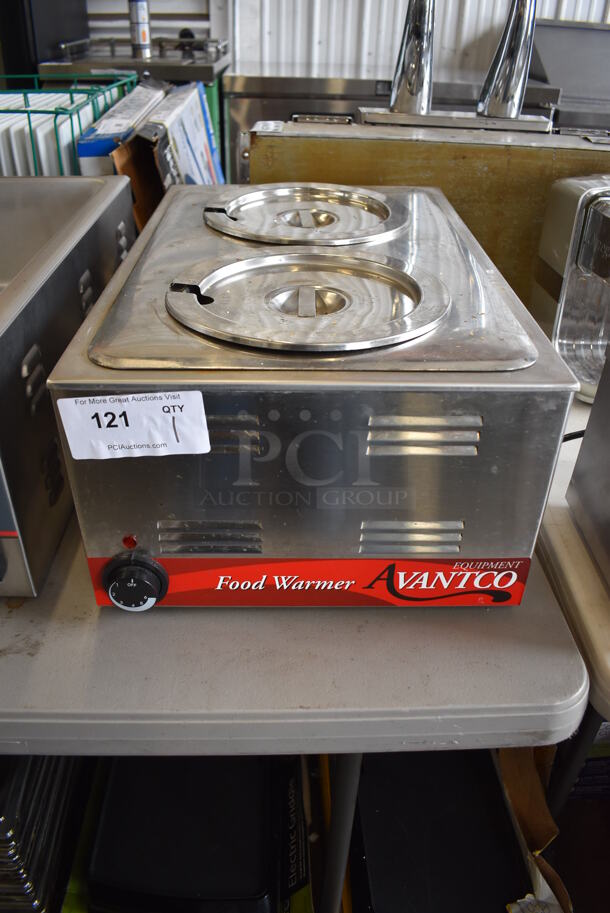 Winco 177W50 Stainless Steel Commercial Countertop Food Warmer. 120 Volts, 1 Phase. 14.5x23x9. Tested and Working!