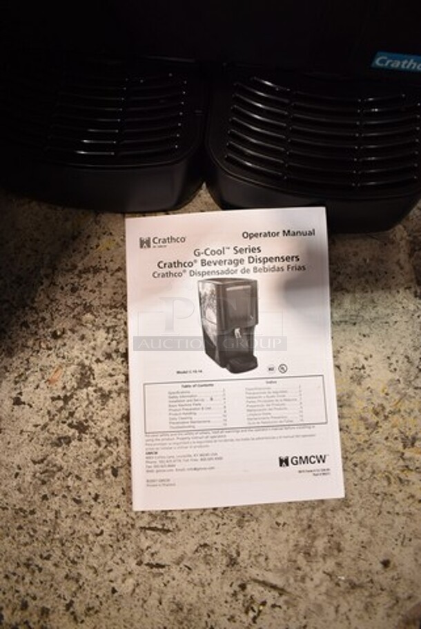 BRAND NEW SCRATCH AND DENT! 2022 Crathco C-3D-16 Metal Commercial Countertop G-Cool Focus Flavor Triple Bowl Premix Cold Beverage Dispenser with (1) 5 Gallon Hopper and (2) 2.4 Gallon Hoppers. Tested and Working! - Image 3 of 11