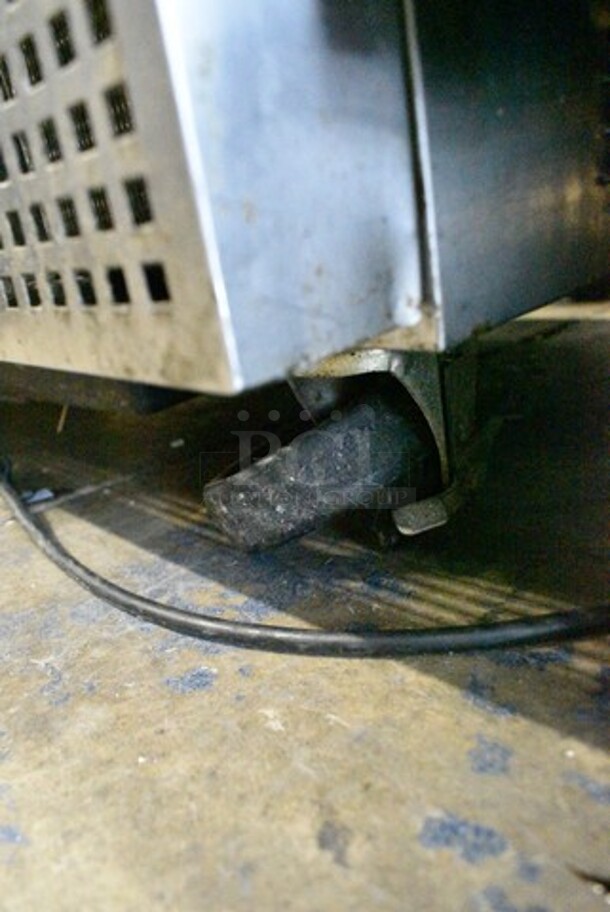 True TWT-67 Stainless Steel Commercial 2 Door Undercounter Cooler on Commercial Casters. 1 Caster Needs To Be Fixed. 115 Volts, 1 Phase. Tested and Working! - Image 3 of 6