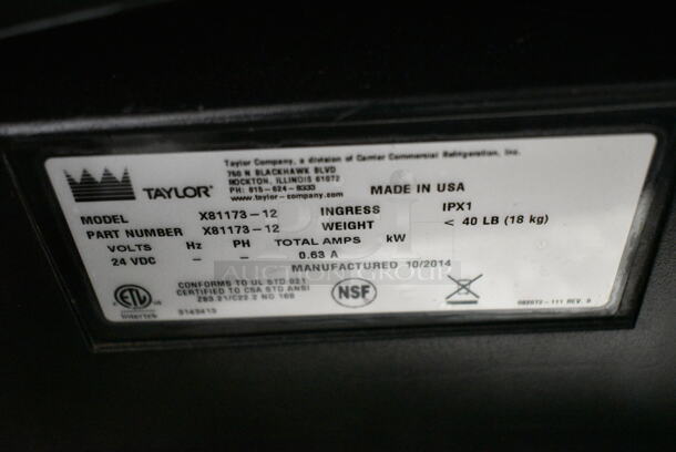 Taylor X81173-12 Countertop Commercial Drink Blender Station. Tested and Working! - Image 6 of 6