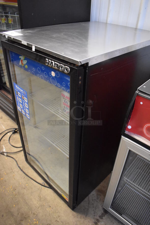 Habco OC6 Metal Commercial Single Door Reach In Mini Cooler Merchandiser. 115 Volts, 1 Phase. 20.5x28x36. Tested and Does Not Power On - Image 5 of 5