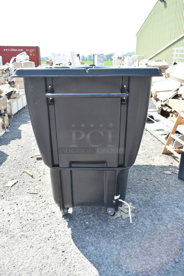 BRAND NEW SCRATCH AND DENT! Lavex Black Poly Tilt Truck.  - Image 3 of 7