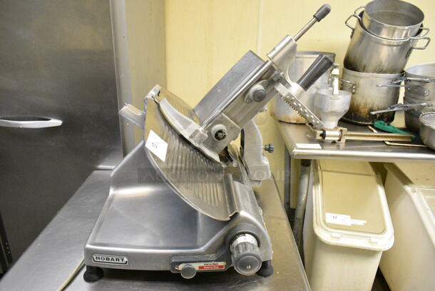 Hobart 2612 Stainless Steel Commercial Countertop Meat Slicer. 115 Volts, 1 Phase. This Unit Was In Working Condition When the Restaurant Closed.  (kitchen) - Image 5 of 5