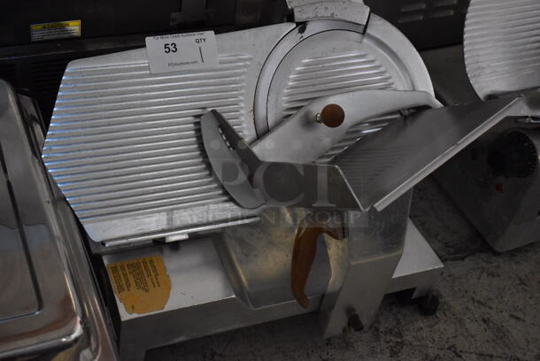 Fleetwood 312 Stainless Steel Commercial Countertop Meat Slicer w/ Blade Sharpener. 115 Volts, 1 Phase. 21x25x20. Tested and Working! - Image 2 of 9